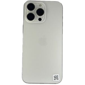 Apple - iPhone 15 Pro Max - 256 Go - Reconditionné - Parfait état - Titane blanc