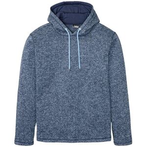 bonprix Pull en maille polaire avec capuche bleu 44/46 (S)