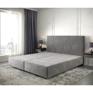 DELIFE Cadre de sommier Dream-Well 180x200 Microfibre Taupe