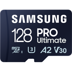 Samsung Carte microSD PRO Ultimate 128 Go avec lecteur