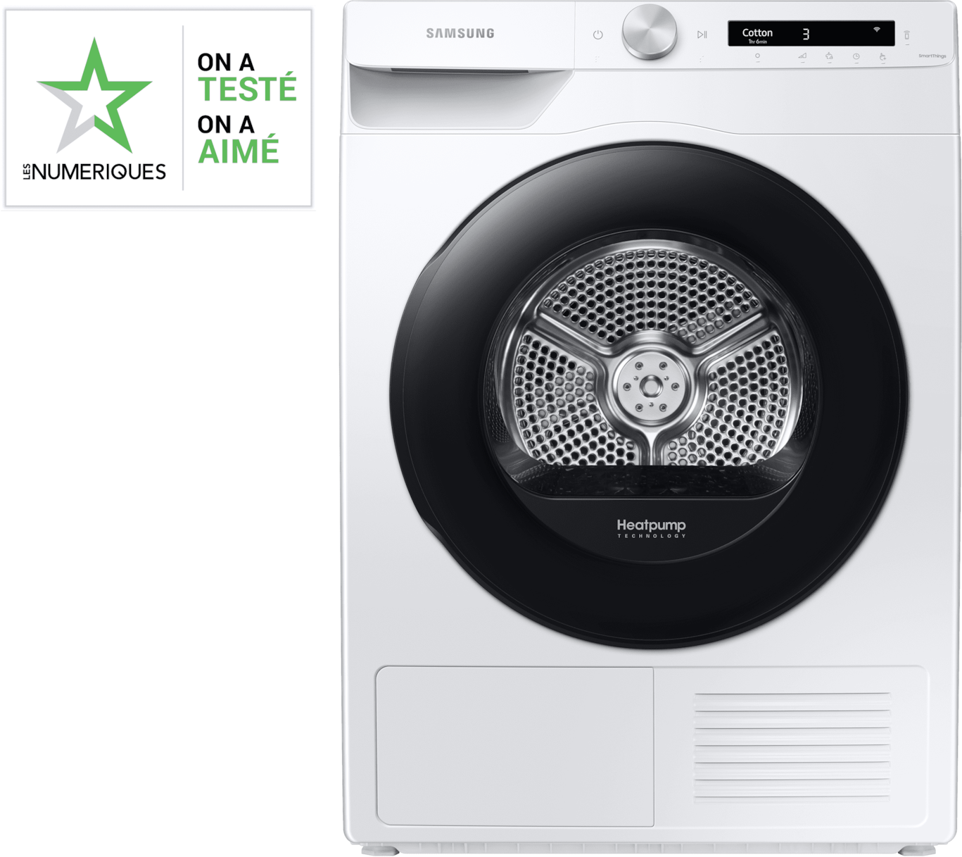 Notice d'utilisation, manuel d'utilisation et mode d'emploi Samsung Seche-linge Pompe a Chaleur 9kg - DV90T5240AW   