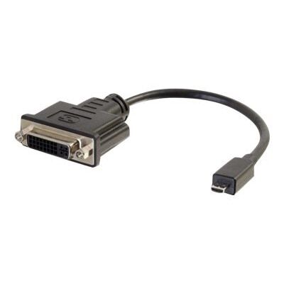 CablesToGo C2G HDMI Micro to DVI Adapter Converter Dongle - adaptateur vidéo - 20.3 cm