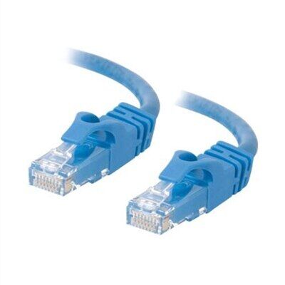 CablesToGo C2G - Câble Ethernet Cat6 (RJ-45) UTP - Bleu - 0.5m
