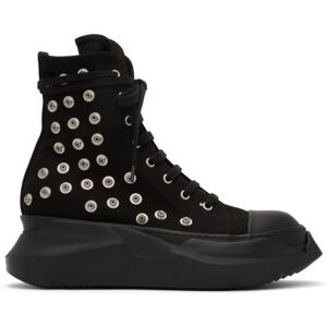 Rick Owens DRKSHDW Baskets noires à rivets - IT 43