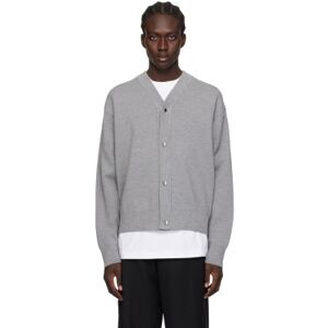 JACQUEMUS Cardigan 'Le cardigan boutonné' gris - Les classiques - XS