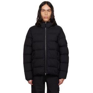 Stone Island Blouson noir rembourré en duvet à tissage Seamless Tunnel - M - Publicité