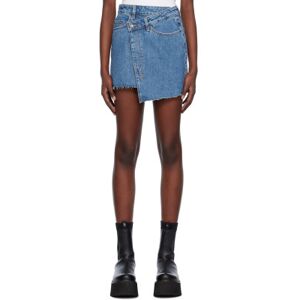 Ksubi Mini-jupe Rap bleue en denim - WAIST US 27 - Publicité