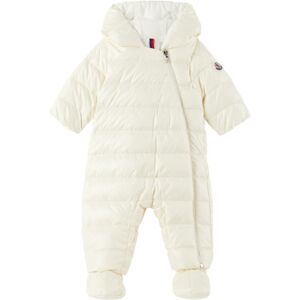 "Moncler Enfant Bébé   Combinaison Indro blanche rembourrée en duvet" - 9-12M - Publicité