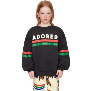 "Mini Rodini Enfant   Pull molletonné 'Adored' noir" - cm 140-146 - Publicité