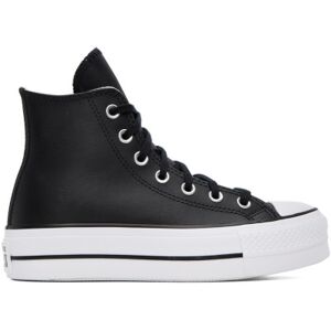 Converse Baskets Chuck Taylor All Star noires à plateforme - US 5.5 - Publicité