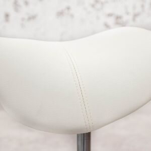 Dimehouse Tabouret Selle Blanc Design - Hauteur Réglable - Publicité