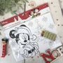 Disney cadeaux et produits dérivés Sets de table de Noël Mickey à colorier