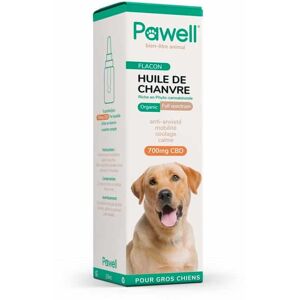 Huile CBD 7% pour grand chien