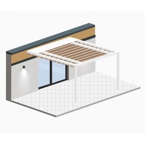 Atrium Concept Pergola toile rétractable SUNVISION 2 ECO (Adossée)