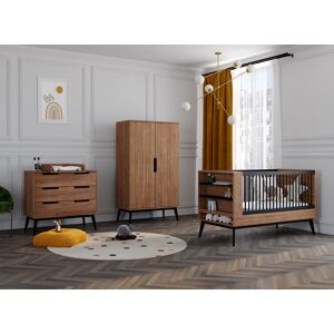 Nateo Concept Chambre bébé complète VINTAGE - Noyer