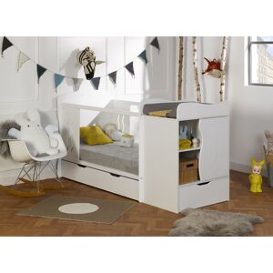 Nateo Concept Lit bébé évolutif 70x140 BYRON - Blanc