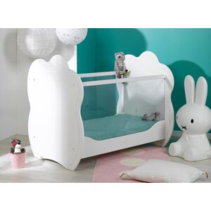 Nateo Concept Lit bébé plexiglas 60x120 CLOUD – Blanc
