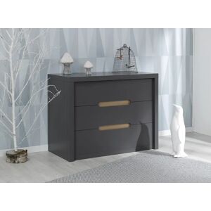 Nateo Concept Commode 3 tiroirs ANGEL - Ardoise