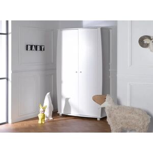 Nateo Concept Armoire 2 portes CALTON - Blanc