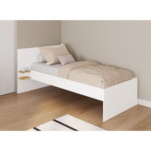 Nateo Concept Lit enfant 90x200 ALBI - Blanc/Chêne