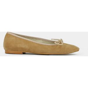 Jonak Ballerines en velours beige Jonak 36,37,38,39,40,41 femme