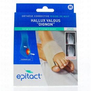 EPITACT Orthèse corrective de l'hallux valgus oignon NUIT taille m ( 21,5 à 23 cm) - Publicité