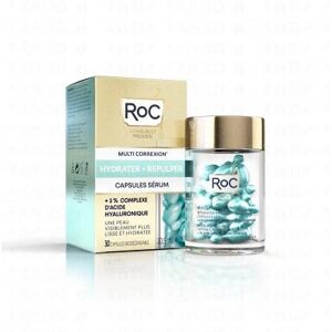 ROC Multo correxion hydrater et repulper - Capsules sérum 30 capsules - Publicité