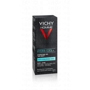 VICHY Homme hydra cool + gel hydratant tube 50ml - Publicité
