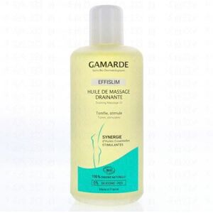 GAMARDE Effislim huile de massage draianante bio 200ml