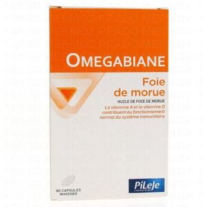 PILEJE Omegabiane foie de morue boîte 80 capsules