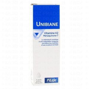 PILEJE Unibiane Vitamine K2 Menaquinone-7 flacon de 20ml