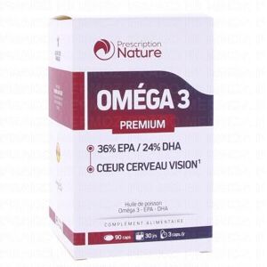 PRESCRIPTIONNATURE PRESCRIPTION NATURE Omega3 90 capsules