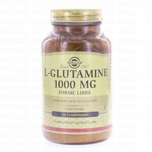 SOLGAR L-Glutamine 1000 mg Forme Libre 60 Comprimes