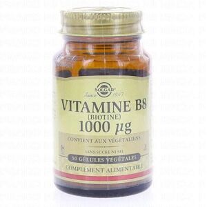 SOLGAR Vitamine B8 (Biotine) 1000 µg x50 Gelules