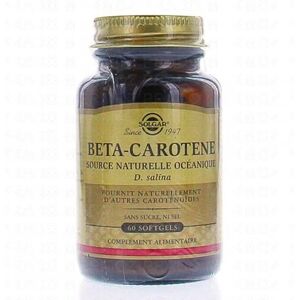 SOLGAR beta-carotene x60 softgel