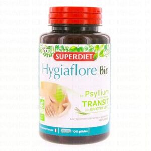 SUPERDIET Hygiaflore - Psyllium bio x 100 gelules