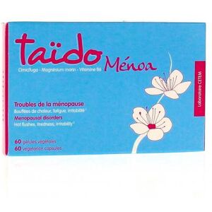 TAIDO TAÏDO Menoa Troubles de la menopause gelules vegetales x 60