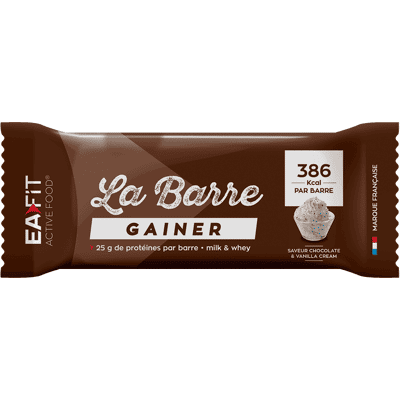 EAFIT Barre Protéinée - Vanille Chocolat - En-cas Hypercalorique - Publicité EAFIT Barre Protéinée - Vanille Chocolat - En-cas Hypercalorique - Publicité