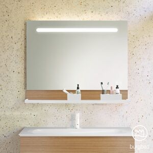 Burgbad Fiumo Miroir avec éclairage LED horizontal, SFXU100F3960,