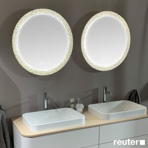 Duravit Happy D.2 Plus Set de miroirs avec éclairage LED, modèle Icon, HP7487G00000000,