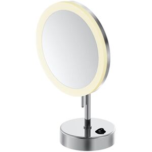 Steinberg 650 Miroir cosmétique, avec éclairage, grossissement x 5, 650 9300,