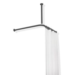 Hewi Serie 801 Tringle de rideau avec raccord plafonnier et rideau de douche, 801.34.1162 92,