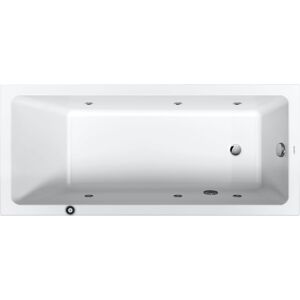 Duravit No.1 Baignoire balnéo rectangulaire, 760490000JP1000,