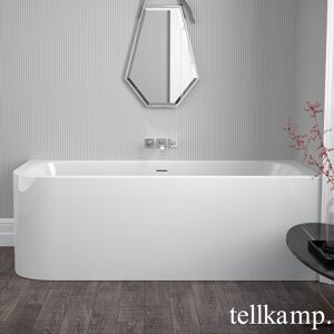 Tellkamp Thela Baignoire balnéo d’angle avec habillage, W100-247-0B-A/CR,