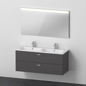 Duravit ME by Starck Vasque double avec meuble sous-vasque XBase et miroir LED, XB007404949, - Publicité