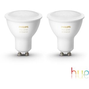 Philips Hue White Ambiance LED GU10, 5,5 watts, pack double, 8719514340121,