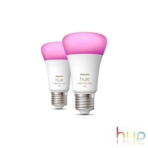Philips Hue White and Color Ambiance LED E27, 9,5 watts, pack double, 8719514291317,