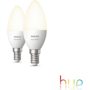 Philips Hue White LED E14, 5,5 watts, lot de 2, 8719514320628,