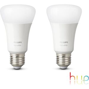 Philips Hue White LED E27, 9,5 watts, pack double, 8719514319028,