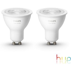 Philips Hue White LED GU10, 5,2 watts, pack double, 8719514340145,